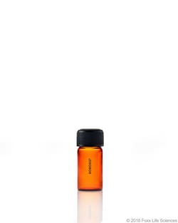 Foxx Life Sciences Borosil Reusable Heavy Duty Amber Light-Blocking Culture