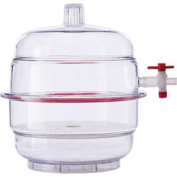 Foxx Life Sciences Abdos Vacuum Desiccator with a clear Polycarbonate (PC) top and Plate (Diameter 200mm) 1/EA