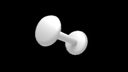 Foxx Life Sciences Magnetic Stir Bar Mixer, 55mm Length, 8mm Diameter,