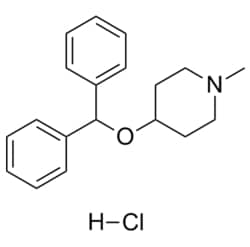 Medchemexpress LLC&nbsp;HY-B0970 1g , Diphenylpyraline (hydrochloride) 4-Diphenylmethoxy-1-methylpiperidine hydrochloride CAS:132-18-3 Purity:98%