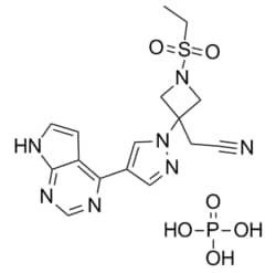 Medchemexpress LLC HY-15315A 100mg , Baricitinib (phosphate) INCB028050;LY3009104 CAS:1187595-84-1 Purity:98%