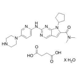 Medchemexpress LLC&nbsp;HY-15777C 100mg , LEE011 (succinate hydrate) Ribociclib succinate hydrate CAS:1374639-79-8 Purity:98%