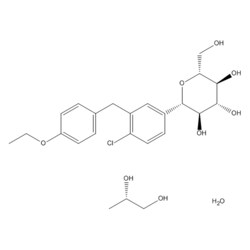 Medchemexpress LLC HY-10450A 5mg Medchemexpress, Dapagliflozin ((2S)-1,2-propanediol, hydrate) CAS:960404-48-2 Purity:>98%