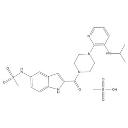 Medchemexpress LLC&nbsp;HY-10571A 100mg Medchemexpress,  Delavirdine (mesylate) CAS:147221-93-0 Purity:>98%