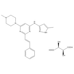 Medchemexpress LLC&nbsp;HY-10987 5mg Medchemexpress, ENMD-2076 (Tartrate) CAS:1291074-87-7 Purity:>98%