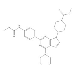 Medchemexpress LLC&nbsp;Methyl-4-(6-{4-[(methoxycarbonyl)amino]phenyl}-4-morpholin-4-yl-1H-pyrazolo[3,4-d]pyrimidin-1-yl) | 1062169-56-5 | 98.0% | 5 MG