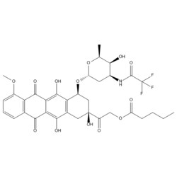 Medchemexpress LLC&nbsp;Pentanoic acid, 2-[(2S,4S)-1,2,3,4,6,11-hexahydro-2,5,12-trihydroxy-7-methoxy-6,11-dioxo-4-[ | 56124-62-0 | MFCD01939322 | 99.6% | C34H36F3NO13 | 10MG
