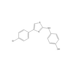 Medchemexpress LLC&nbsp;4-((4-(4-chlorophenyl)-2-thiazolyl)amino)phenol | 312636-16-1 | MFCD00733553 | 99.3% | C15H11ClN2OS | 10MG