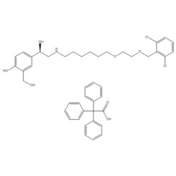 Medchemexpress LLC&nbsp;Vilanterol trifenatate | 503070-58-4 | MFCD 21362970 | 99.3% | 774.77 g/mol | C44H49Cl2NO7 | 5 MG