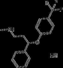 Apexbio Technology LLC&nbsp;Fluoxetine HCl(Synonyms: Prozac, Sarafem, Fluoxetine Hydrochloride, Lilly 110140, Fluoxeren, Fluctin), 100mg, CAS: 56296-78-7.