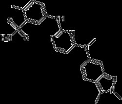Apexbio Technology LLC Pazopanib (GW-786034), 500mg. Cas: 444731-52-6 MFCD: