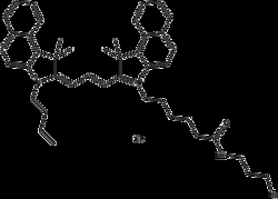 Apexbio Technology LLC Cy3.5 azide (non-sulfonated), 25mg. Cas: MFCD: NA.