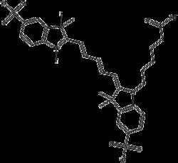 Apexbio Technology LLC Cy5 carboxylic acid, 25mg. Cas: MFCD: NA. Non-reactive