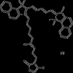 Apexbio Technology LLC Cy5.5 maleimide (non-sulfonated), 25mg. Cas: MFCD: