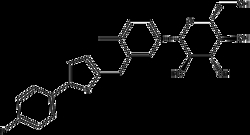 Apexbio Technology LLC&nbsp;Canagliflozin(Synonyms: Invokana, TA-7284, JNJ-28431754, Sulisent, Canagliflozin hemihydrate), 100mg, CAS: 842133-18-0.