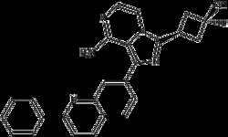 Apexbio Technology LLC&nbsp;Linsitinib(Synonyms: OSI-906, ASP7487, IGF-1R inhibitor OSI-906, IGF-1R/IR inhibitor OSI-906, OSI906), 5mg, CAS: 867160-71-2.