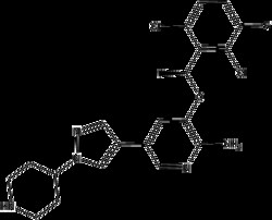 Apexbio Technology LLC (S)-Crizotinib, 50mg. Cas: 877399-52-5;1374356-45-2