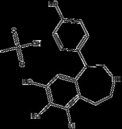 Apexbio Technology LLC Fenoldopam (mesylate), 50mg CAS# 67227-57-0, Quantity:
