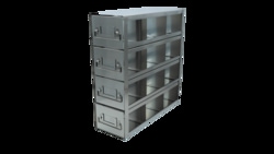 CRYSTAL TECHNOLOGY AND INDUSTRIES&nbsp;Upright Drawer Style Freezer Rack, Holds (12) Large 3.75