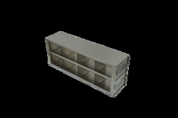 CRYSTAL TECHNOLOGY AND INDUSTRIES&nbsp;Upright Drawer Style Freezer Rack, Holds (8) Large 3.75