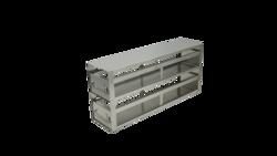 CRYSTAL TECHNOLOGY AND INDUSTRIES&nbsp;Upright Freezer Rack, (2) Drawers for Storage Bottles w/H <4 13/16