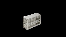 CRYSTAL TECHNOLOGY AND INDUSTRIES Rack with Drawer for 50ml Centrifuge Tubes