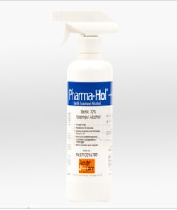 Acute Care Pharmaceuticals 16 OZ PHARMA-HOL STERILE ALCOHOL 9 BTLS/CS,