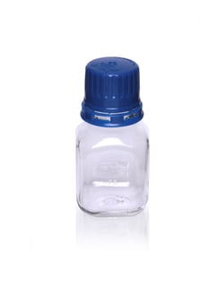 Triforest Enterprises 125ML sterile PETG square media bottle with tamper evident cap
