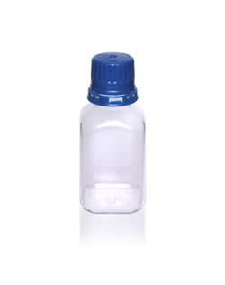 Triforest Enterprises 250ML sterile PETG square media bottle with tamper evident cap