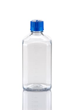 Triforest Enterprises 1000ML autoclaveable polycarbonate square media bottle,