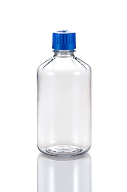 Triforest Enterprises 1000mL Round Autoclaveable Polycarbonate Media Bottle