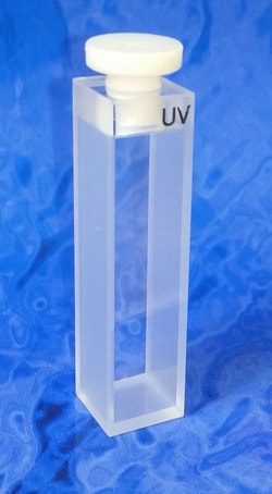 Fireflysci Type 21 Macro Cuvette with PTFE Stopper (Material: IR Quartz) (Lightpath: 10mm)
