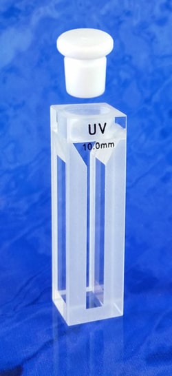 Fireflysci Type 29FL Semi-Micro Fluorescence Cuvette with PTFE Stopper (Material: UV Quartz) (Lightpath: 10mm)