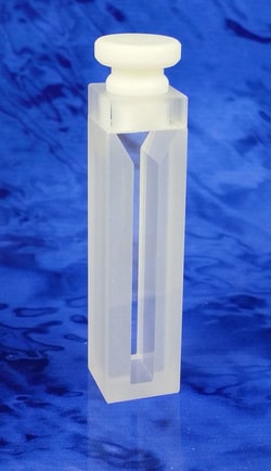 Fireflysci Type 29 Semi-Micro Cuvette with PTFE Stopper (Material: UV Quartz) (Lightpath: 10mm)