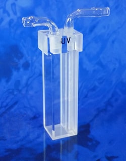 Fireflysci Type 45FL Macro Fluorescence Flow Through Cell with Detachable Tubes (Material: UV Quartz) (Lightpath: 10mm)