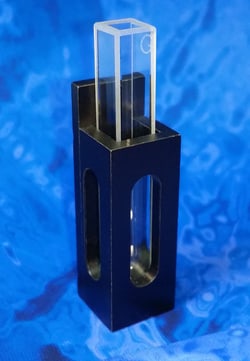 Fireflysci Type 4 Micro Fluorescence Cuvette with PTFE Cover (Material: UV Quartz) (Lightpath 5X5X45mm)