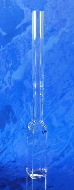 Fireflysci Type 61FL Macro Graded Seal Fluorescence Tube Cuvette (Material: UV Quartz) (Lightpath: 10mm)