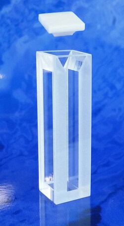 Fireflysci Type 9FL Semi-Micro Fluorescence Cuvette with PTFE Cover (Material: