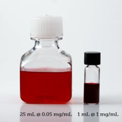 Nanocomposix BioPure Gold Nanospheres - Bare (Citrate) - 40 nm, 1 mg/mL