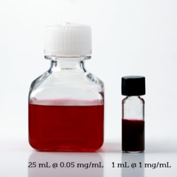Nanocomposix NanoXact Gold Nanospheres - Bare (Citrate) - 60 nm, 0.05 mg/mL in aq. 2 mM sodium citrate, 100 mL