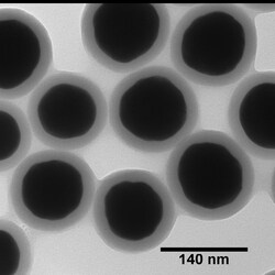 Nanocomposix NanoXact Gold Nanospheres - Silica Shelled - 140 nm, 1 mg/mL