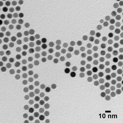 Nanocomposix&nbsp;Ultra Uniform Gold Nanospheres - PEG-Carboxyl - 10 nm, 0.05 mg/mL in aq. 2 mM sodium citrate, 5 mL
