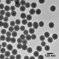 Nanocomposix&nbsp;NanoXact Silica Nanospheres - Aminated - 120 nm, 10 mg/mL in ethanol, 25 mL