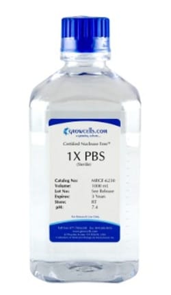 Growcells PBS 1X 1L EA, Quantity: Each of 1