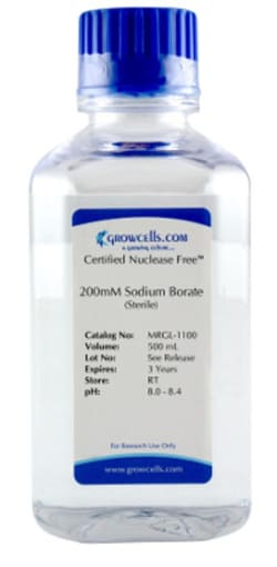 Growcells SODIUM BORATE 200MM 500ML PK2, Quantity: Pack of 2