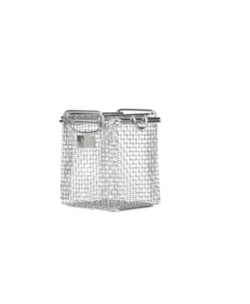 Marlin Steel Wire Products Small Mesh Basket w/ Latch and Lid, Quantity: