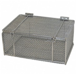 Marlin Steel Wire Products Small Mesh Basket with Lid, Quantity: Each of