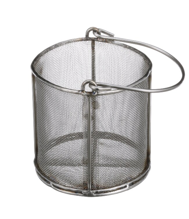 Marlin Steel Wire Products Round Mesh Basket with Handles 3.75"D x 3.75