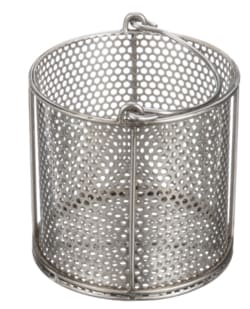 Marlin Steel Wire Products Perforated Mesh Basket with Handles 8.625