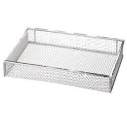 Marlin Steel Wire Products Mesh Basket with Removable Lid 20.25